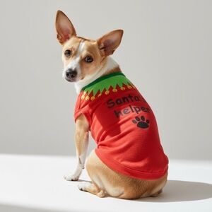 🎈Santa’s Helper Elf Dog Christmas Shirt